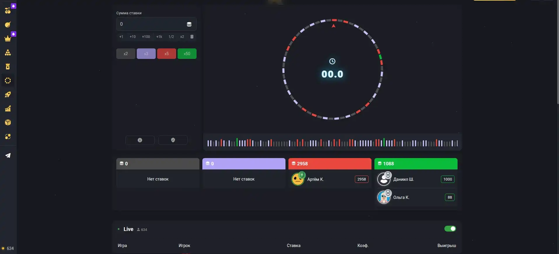 Мобильная версия сайта Fair Spin на смартфоне